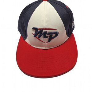 The Game PRO GameTek Midwest Prospects Fitted Hat 7 1/4 Navy Red